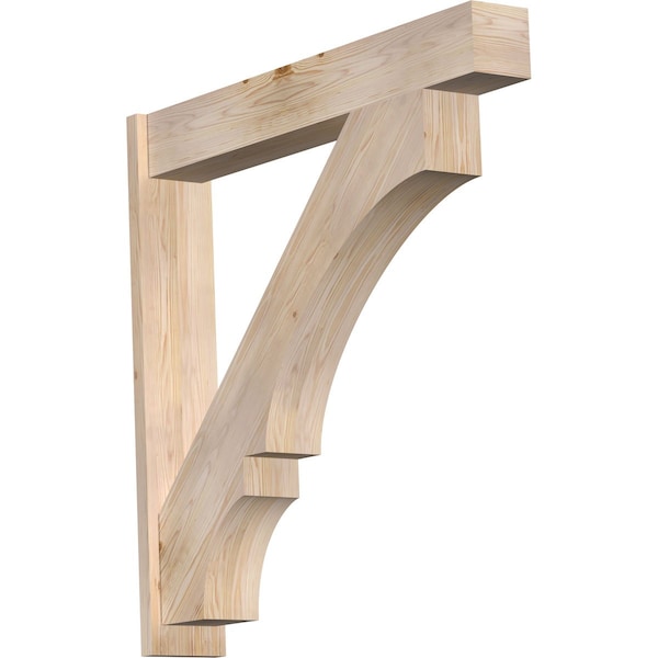 Ekena Millwork Balboa Block Smooth Outlooker, Douglas Fir, 7 1/2"W x 46"D x 46"H OUT08X46X46BOA05SDF - main